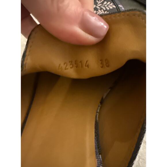 Gucci Princetown Brocade Horsebit Mules Sz 38 - Picture 3 of 11